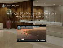 Tablet Screenshot of gilsonantunes.com.br
